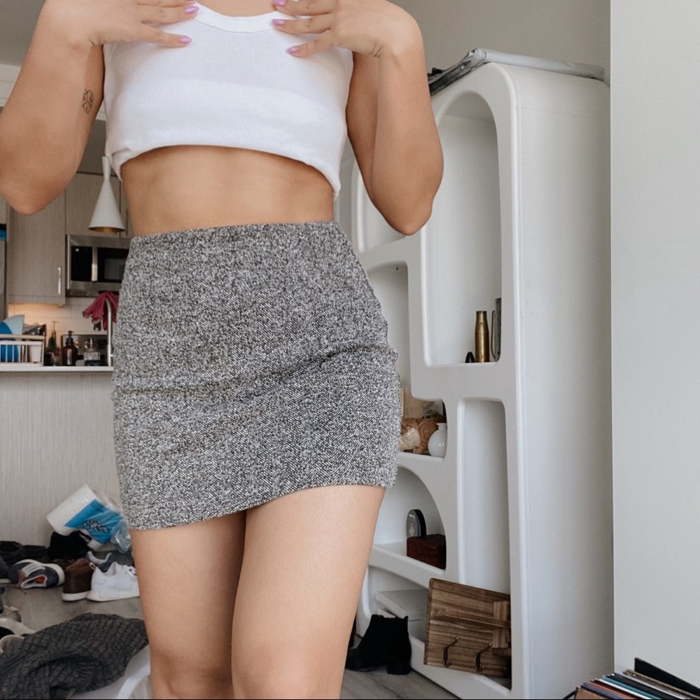 Herringbone skirt